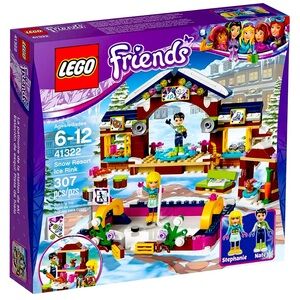 LEGO Friends Snow Resort Ice Rink 41322 Building Kit.